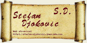 Stefan Đoković vizit kartica